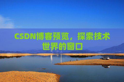 CSDN博客预览,探索技术世界的窗口